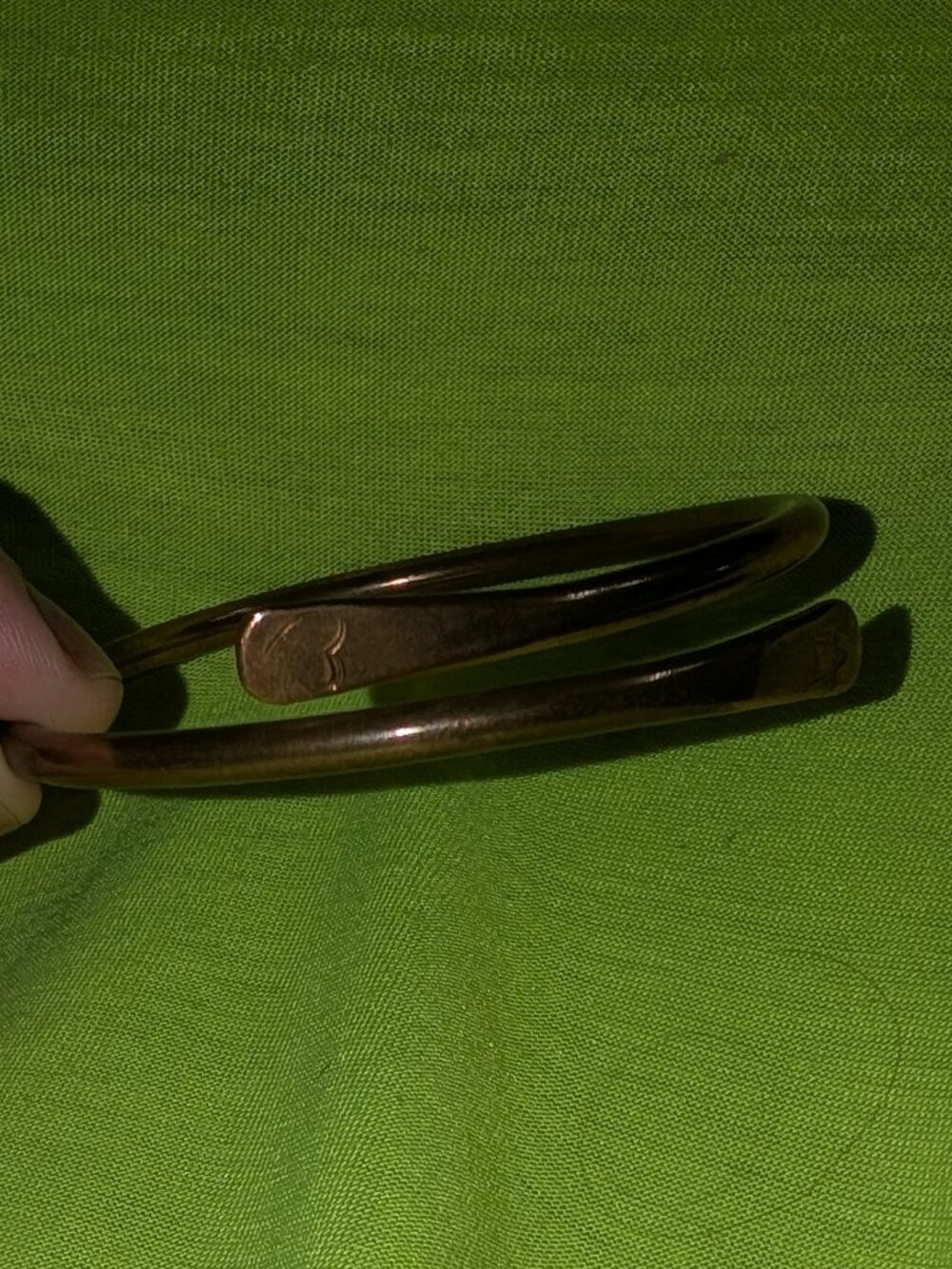 Vintage copper cuff